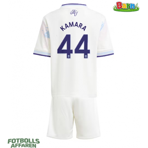 Aston Villa Boubacar Kamara #44 Tredjeställ Barn 2025-26 Kortärmad (+ Korta byxor)